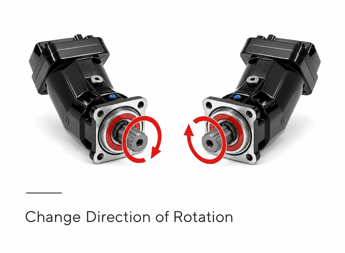 Change-Direction-of-Rotation-2PBA-Bent-Axis-Hydraulic-Pumps