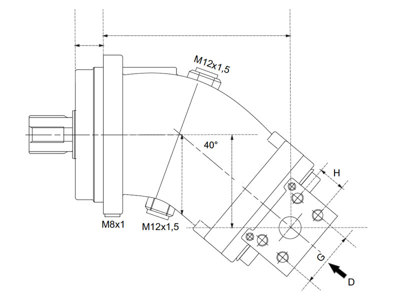 2PS 63 cc ISO Hydraulic Piston Pump Efficiency Values