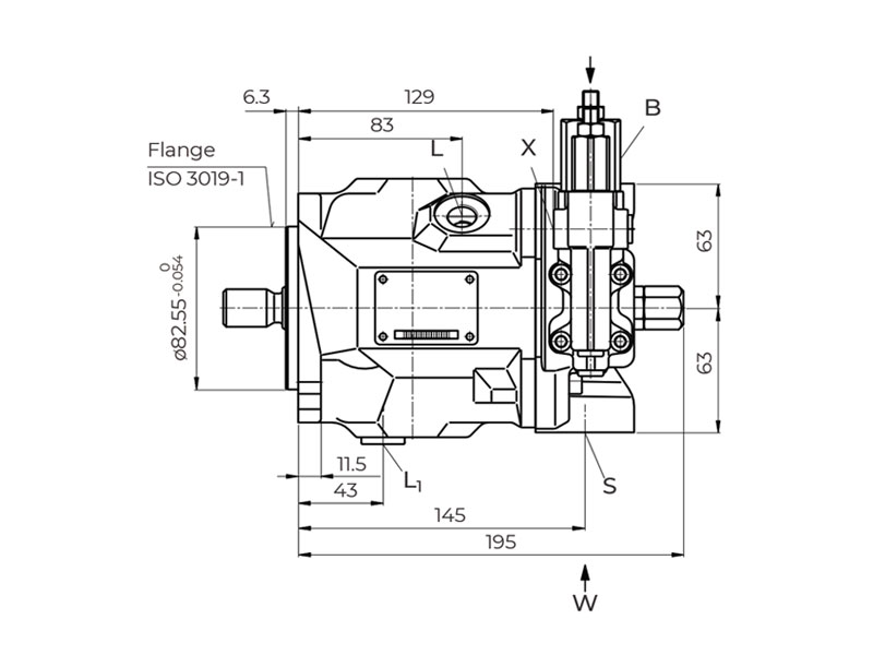 HA10V Series 3 18 cc Hydraulic Piston Pump Efficiency Values