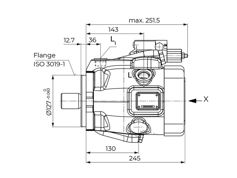HA10V Series 5 100 cc Hydraulic Piston Pump Efficiency Values