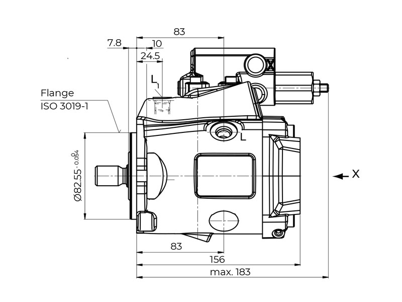 HA10V Series 5 18 cc Hydraulic Piston Pump Efficiency Values