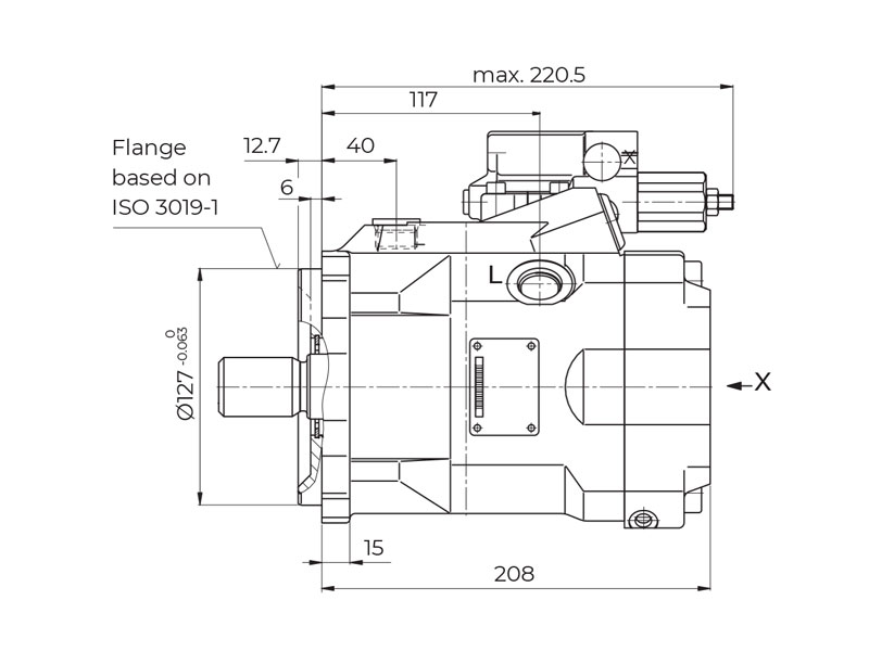 HA10V Series 5 60 cc Hydraulic Piston Pump Efficiency Values