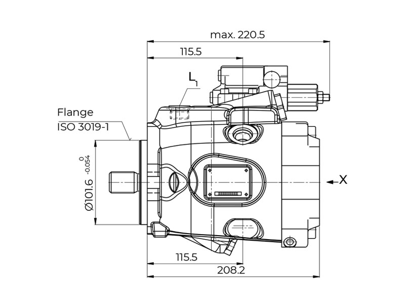 HA10V Series 5 63 cc Hydraulic Piston Pump Efficiency Values