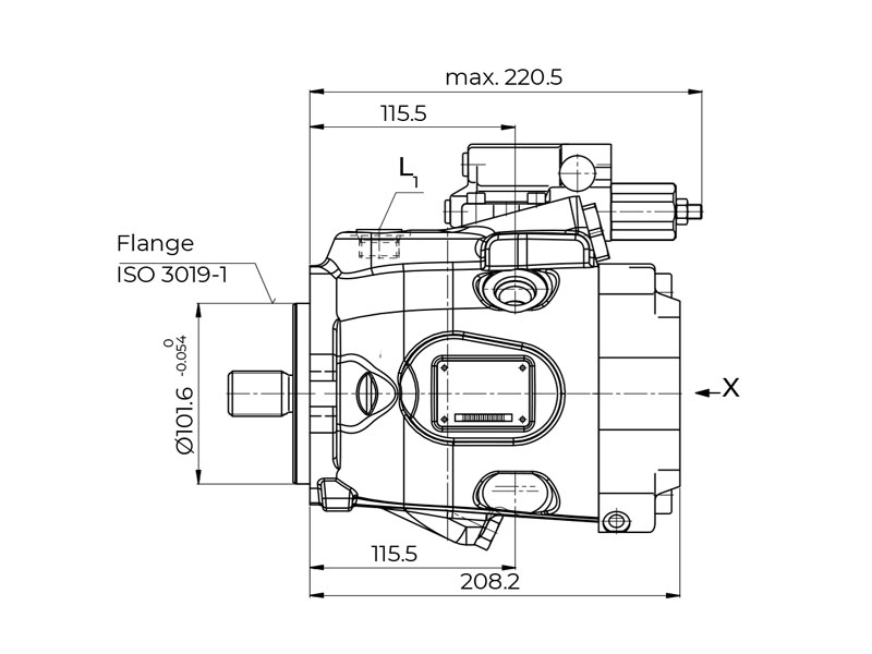 HA10V Series 5 72 cc Hydraulic Piston Pump Efficiency Values
