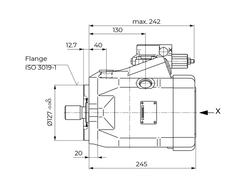 HA10V Series 5 85 cc Hydraulic Piston Pump Efficiency Values